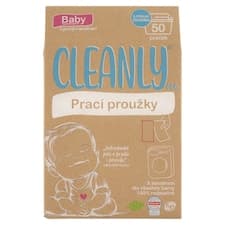 Cleanly Eco Baby prací proužky 50 praní 50 ks