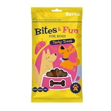 Akinu BITES & FUN Kuřecí kousky pamlsek pro psy 85 g