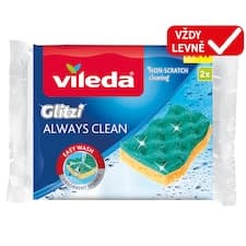 Vileda Glitzi Always Clean viskózní houbička 2 ks