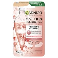 Garnier Skin Naturals regenerační oční textilní maska s probiotickými frakcemi, 6 g