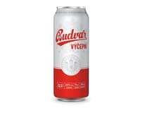 Budvar Výčepní Pivo 24 x 500 ml plech