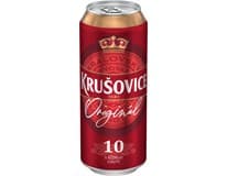 KRUŠOVICE Pivo světlé výčepní 10° 24 x 500 ml plech