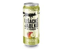 LIŠÁCKÉ JABLKO Cider hruška 24 x 500 ml plech