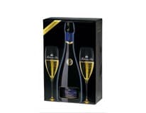 Bohemia Prestige Brut sekt 3 x (750 ml + sklenice 2 ks) dárkové balení