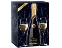 Bohemia Sekt Prestige Demi Sec 3 x 750 ml + 2 sklenice
