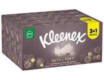 Kleenex Ultra Box kapesníky 3vrstvy 4 x 64 ks