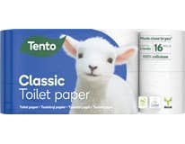 Tento Toaletní papír Classic 3vrstvé 18 m 16 rolí 1 ks
