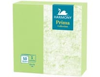 HARMONY Ubrousky 1vrstvé zelené 7 x 50 ks