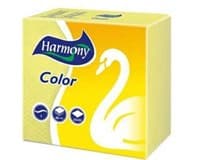 HARMONY Ubrousky 1vrstvé žluté 7 x 50 ks