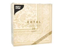PAP STAR Royal Collection Ubrousky Champagne 50 ks