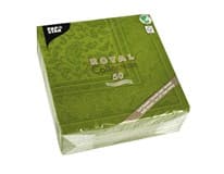 PAP STAR Royal Collection Ubrousky Olive 50 ks