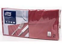TORK Ubrousky 33 x 33 cm 2vrstvé bordeaux 200 ks