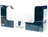 METRO PROFESSIONAL Svíčka 8 x15 cm bílá 4 ks