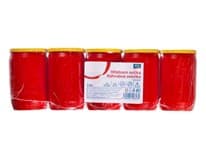aro Svíčka hřbitovní olejová 130 g červená 5 ks