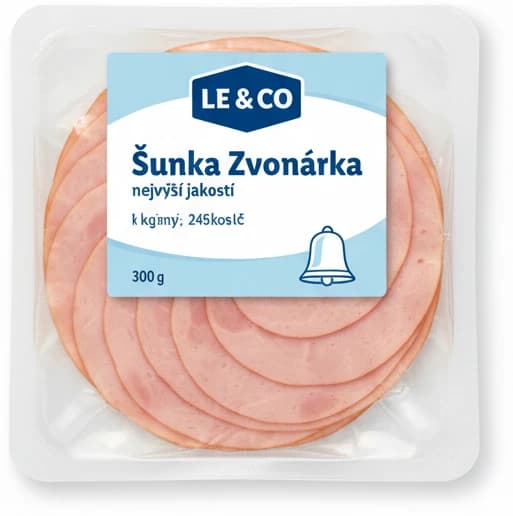 LE & CO Šunka Zvonařka nejvyšší jakosti