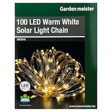 Garden meister GM3016 100 LED solárních řetězových světel