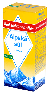 Bad Reichenhaller Alpská sůl jod + fluor