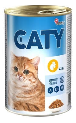 Caty Kousky v omáčce s drůbežím pro kočky