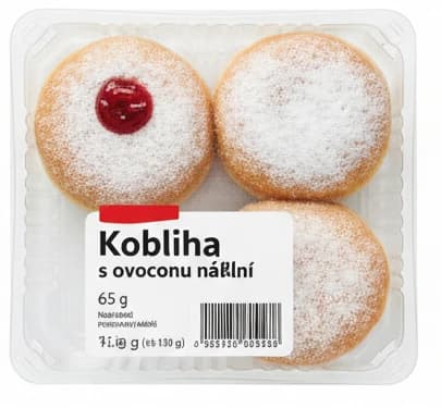 Kobliha s ovocnou náplní