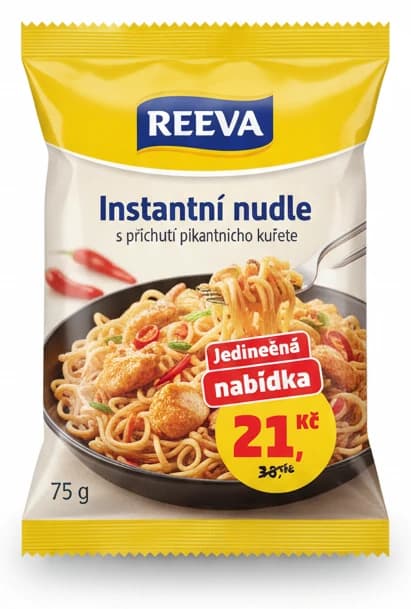 Instantní nudle Reeva