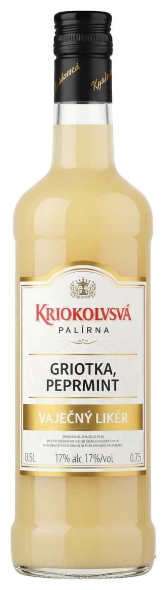 Griotka, Peprmint, Vaječný likér Královská Palírna