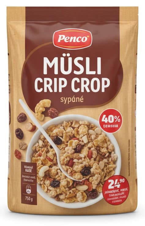 Müsli Crip Crop sypané