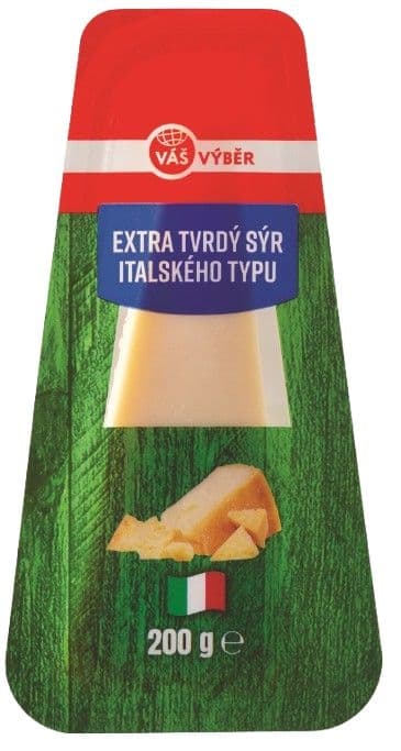 Váš Výběr extra tvrdý sýr 200g