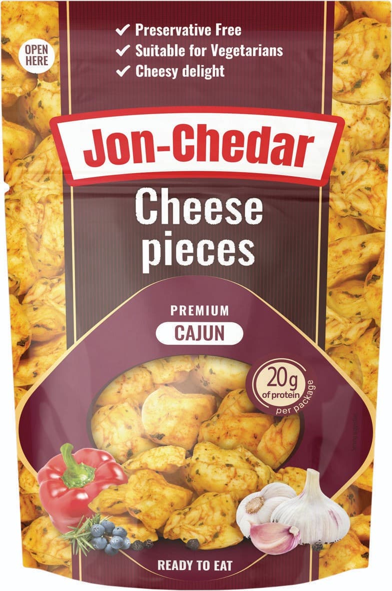 JON CHEDAR kousky sýra cajun 80g