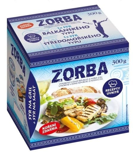 Zorba sýrový box 305g
