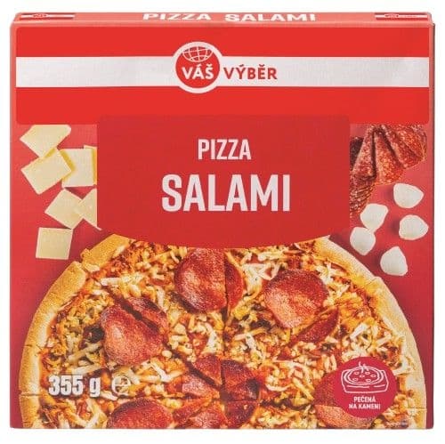 Váš Výběr Pizza Salami mražená 355g