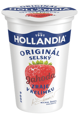 Hollandia Selský jogurt, jahoda