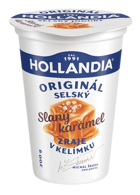 Hollandia Jogurt selský slaný karamel