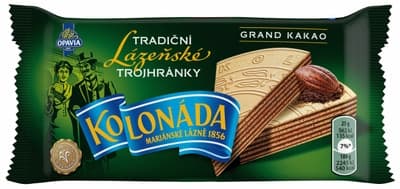 Opavia Kolonáda Trojhránky lázeňské oplatky Grand kakao