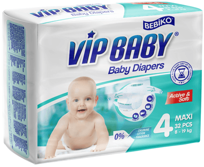 Bebiko Pleny Vip Baby 4 Maxi (9-19 kg)
