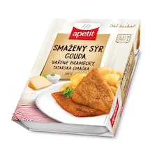 Apetit Smažený sýr gouda, vařené brambory, tatarská omáčka 390g