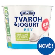 Madeta Jihočeský tvaroh & jogurt bílý 250g