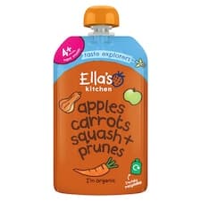 Ella's Kitchen Bio dýně, mrkev, jablko a švestka 120g