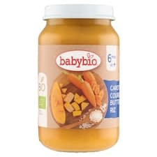 Babybio Bio večerní menu mrkev, dýně a rýže 200g