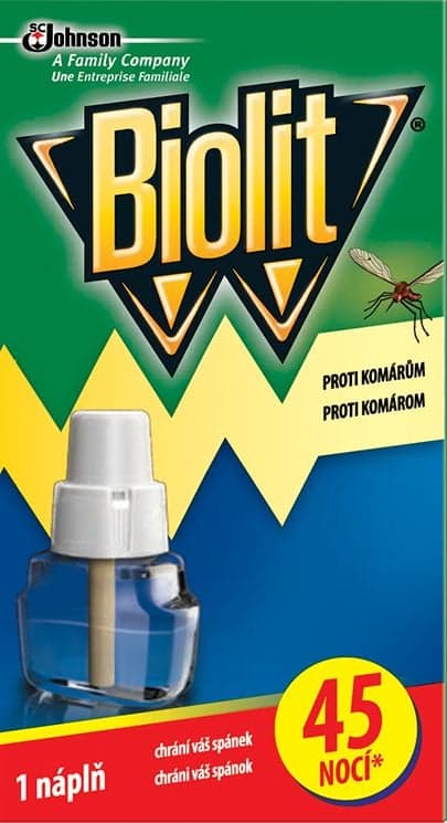 Biolit Tekutá náplň do el. odpařovače proti komárům 45 nocí