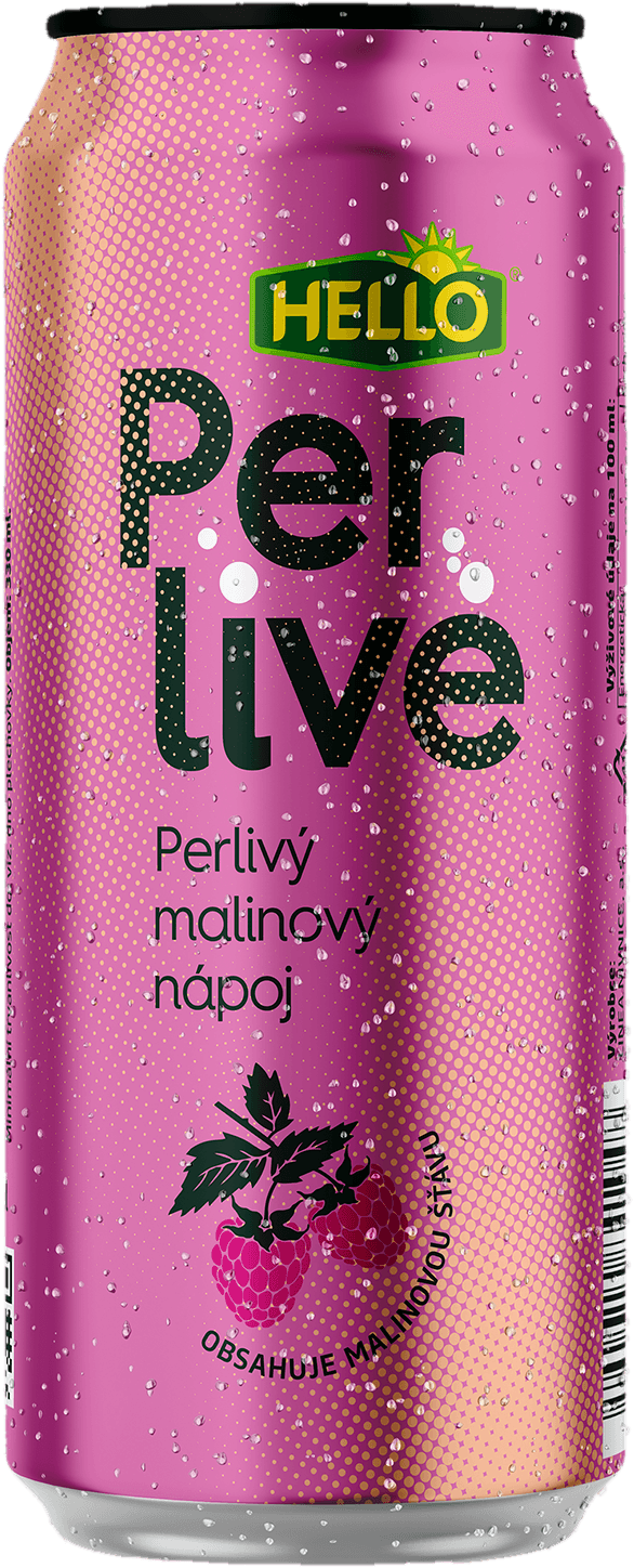 Hello Perlivé malina plech