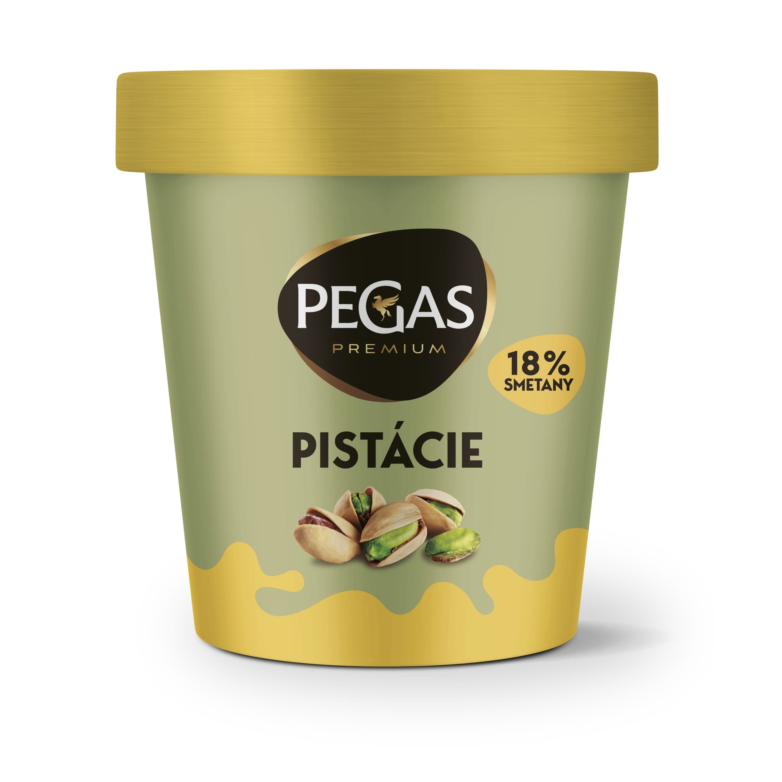 Pegas Premium Pistácie kelímek 460ml