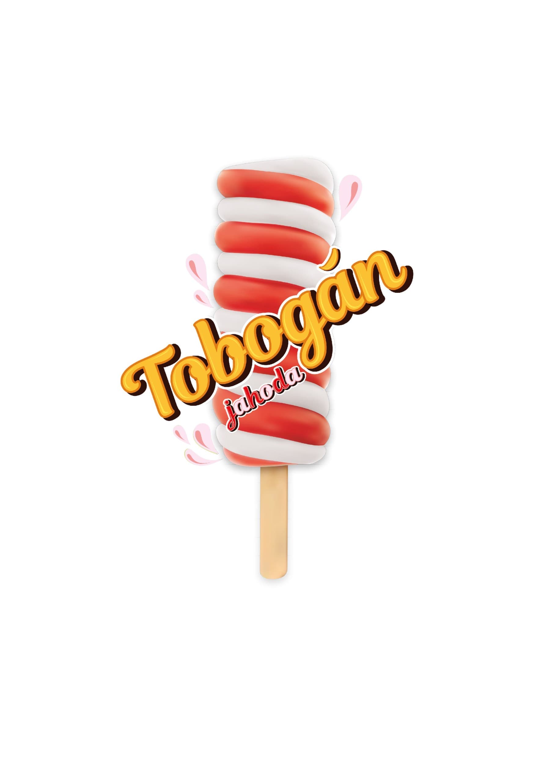 Tobogán Zmrzlina Jahoda 80 ml
