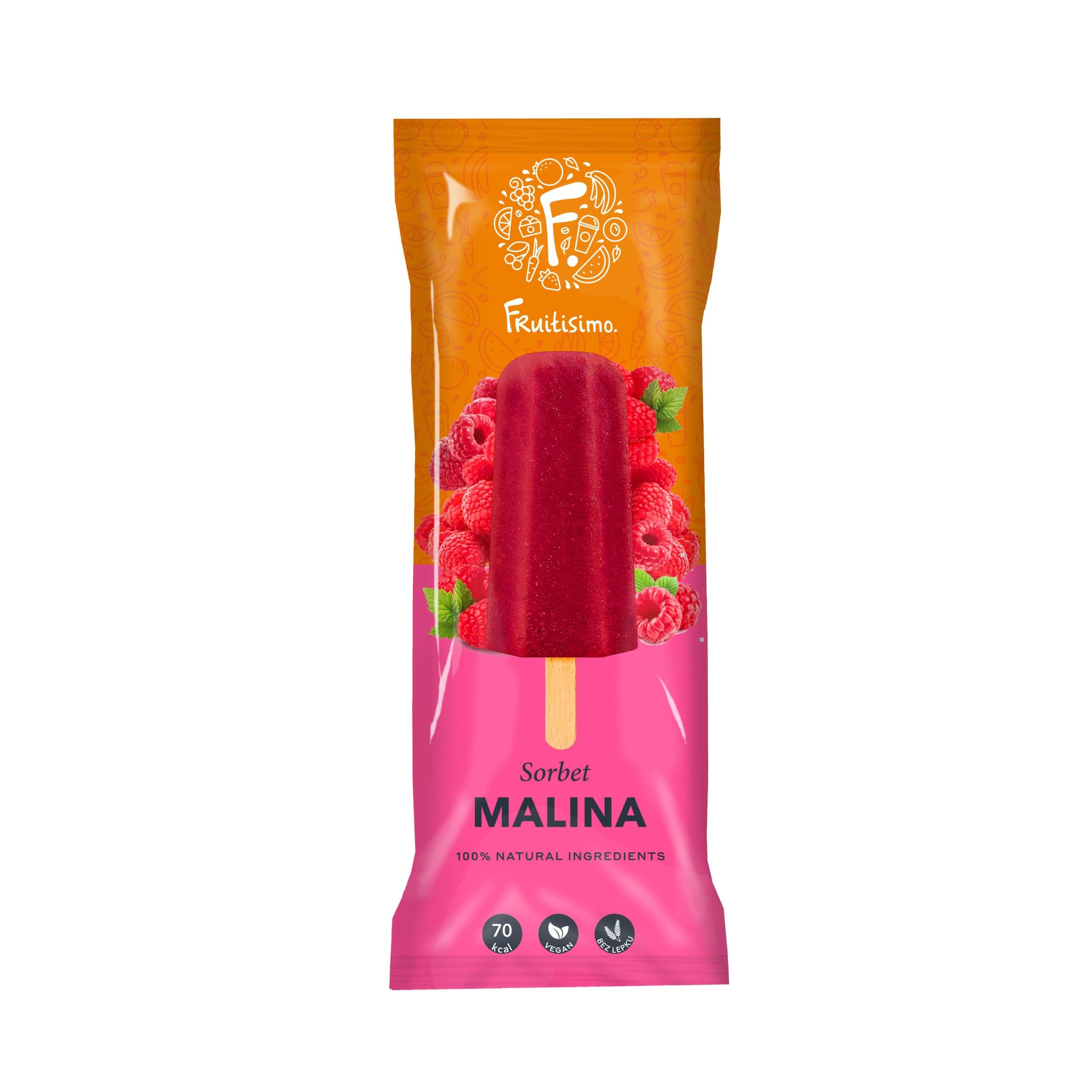 Fruitisimo Zmrzlina Malina sorbet 70ml