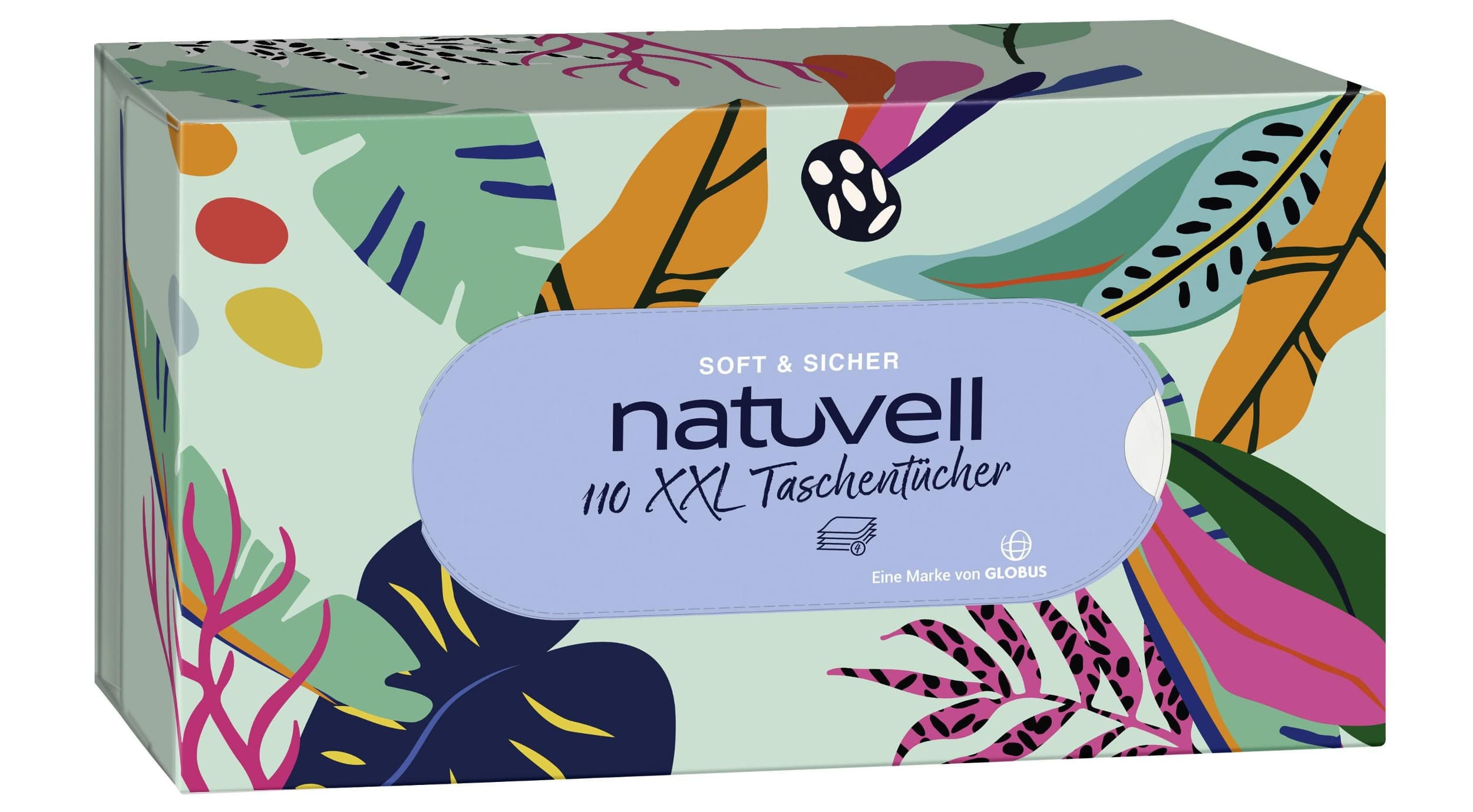 Natuvell kosmetické kapesníky 4vrstvé 110ks