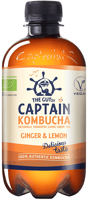 Captain Kombucha BIO Zázvor, citron