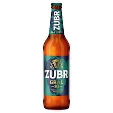 Zubr Grál světlé výčepní pivo 0,5l