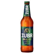 Zubr Gradus pivo světlý ležák 0,5l