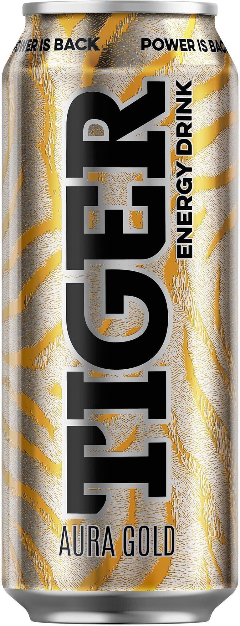 Tiger Energy drink Aura Gold Apple plech