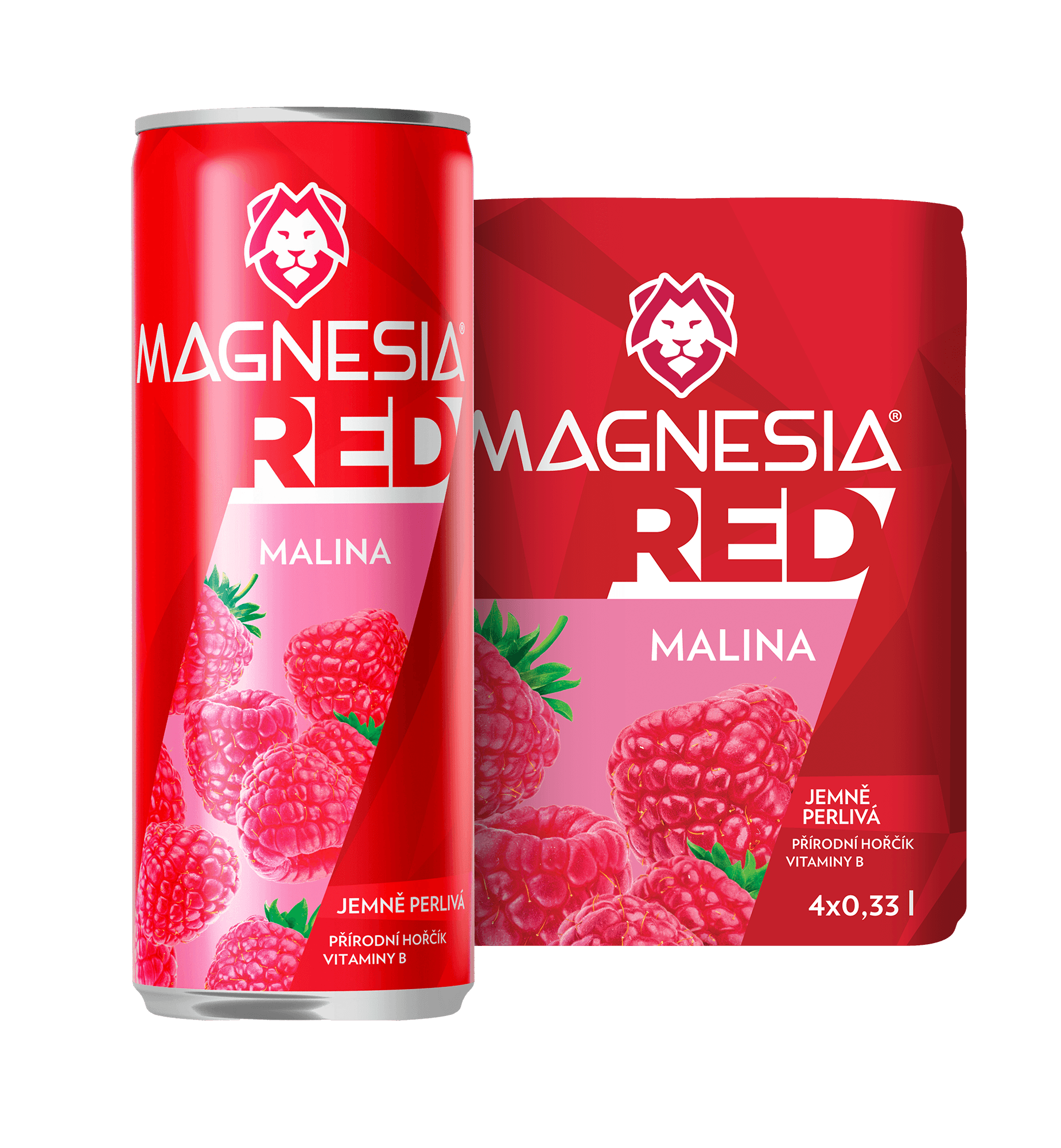 Magnesia Red Malina 4×0,33l plech