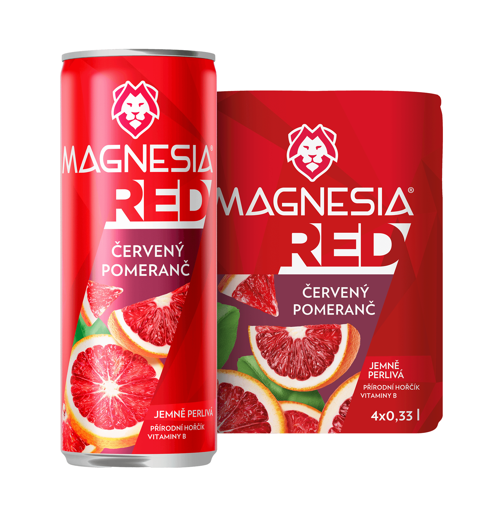 Magnesia Red Červený pomeranč 4×0,33l plech